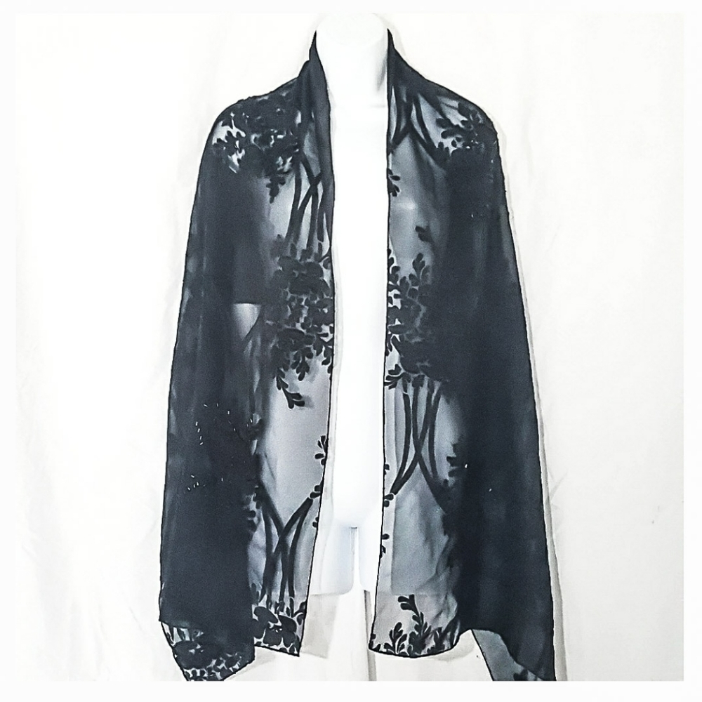 Evening/Formal wrap/scarf sheer embellished